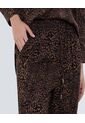 Pantalon Para Mujer Jogger Color Café  Marca Ostu #40070705 de Ostu