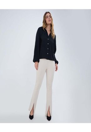 Pantalon Para Mujer Color Beige Marca Ostu #40070662