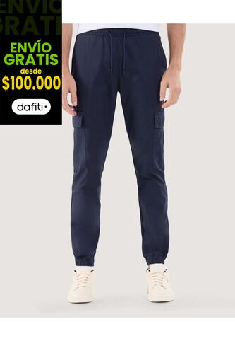 Pantalón Para Hombre Jogger Color Azul Marca Ostu #60070452 Ostu
