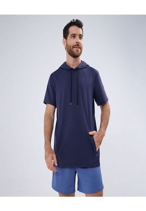 Camiseta Para Hombre Manga Corta Color Azul  Marca Ostu #60091383