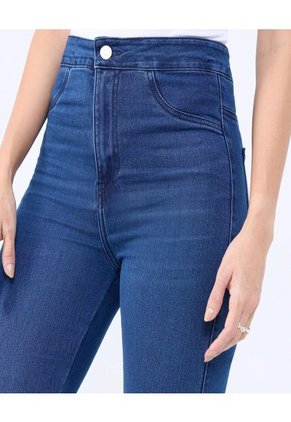 Jean Para Mujer Jeggings Flare Color Azul Marca Ostu #40160530