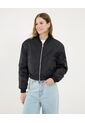 Chaqueta Para Mujer Bomber Color Negro Marca Ostu #40080217 de Ostu