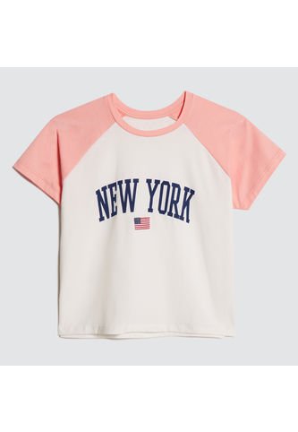 Camiseta Niña Ostu M/C Blanco Poliéster Ostu