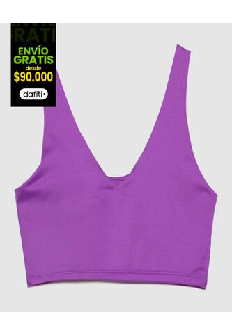 Top Para Mujer Top Color Morado Marca Ostu #40220370 Ostu