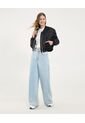 Chaqueta Para Mujer Bomber Color Negro Marca Ostu #40080217 de Ostu