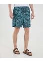 Ropa De Playa Para Hombre Pantaloneta De Baño Corta Color Verde Marca Ostu #60270047 de Ostu