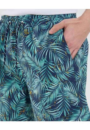 Ropa De Playa Para Hombre Pantaloneta De Baño Corta Color Verde Marca Ostu #60270047