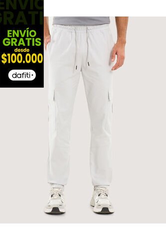 Pantalón Para Hombre Jogger Color Gris Marca Ostu #60070452 Ostu