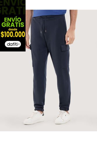Pantalón Para Hombre Jogger Color Azul Marca Ostu #60070482 Ostu