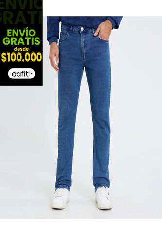 Jean Para Hombre Slim Color Azul Marca Ostu #60160381 Ostu