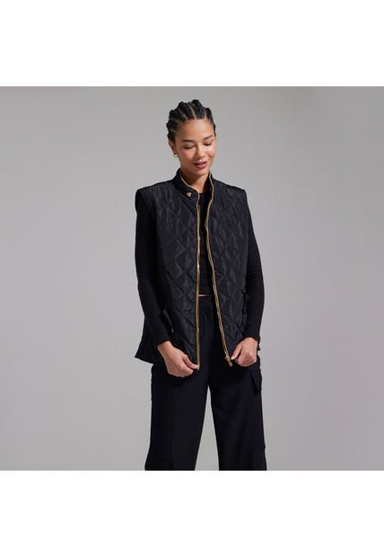 Chaleco Para Mujer  Color Negro Marca Ostu #40250011