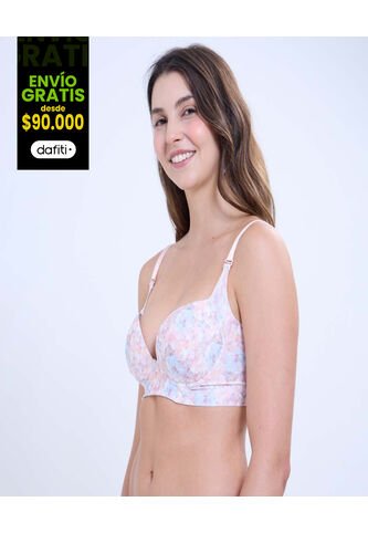 Brasier Para Mujer Copa Completa Color Marfil Marca Ostu #40830032 Ostu
