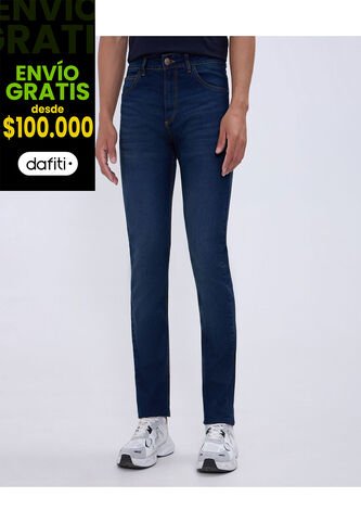 Jean Para Hombre Slim Color Azul  Marca Ostu #60160351 Ostu