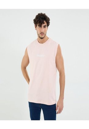 Camiseta Para Hombre Manga Sisa Cuello Redondo Color Rosado Marca Ostu #60091649