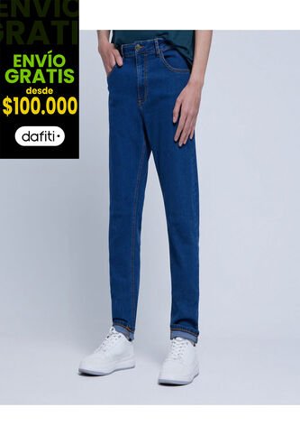 Jean Para Hombre Slim Color Azul  Marca Ostu #60160311 Ostu