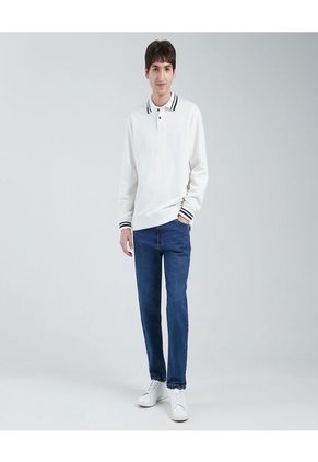 Buzo Para Hombre Cuello Tejido Color Blanco Marca Ostu #60060334