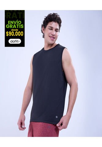 Camiseta Para Hombre Manga Sisa Cuello Redondo Color Negro Marca Ostu #60091473 Ostu