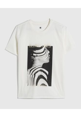 Camiseta Para Mujer Manga Corta Color Blanco Marca Ostu #40092045 Ostu