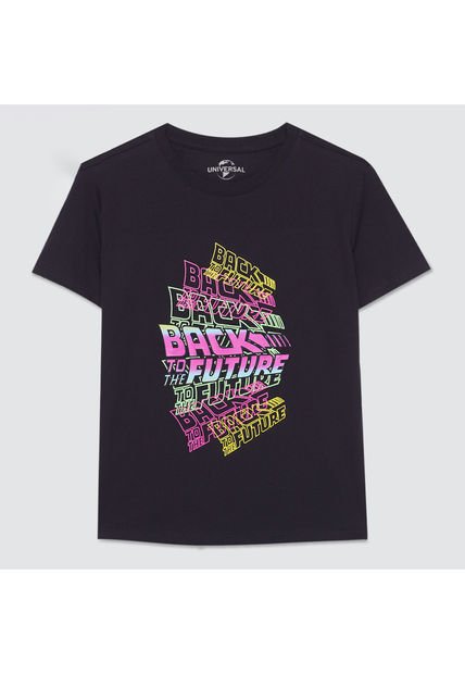 Camiseta Para Mujer Manga Corta Color Negro Marca Ostu #40091775
