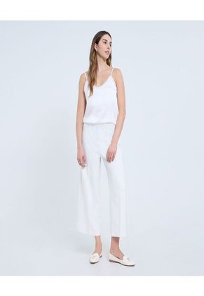 Blusa Para Mujer Manga Sisa Color Crudo Marca Ostu #40121138