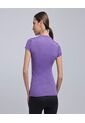 Camiseta Para Mujer Manga Corta Color Morado Marca Ostu #40092183 de Ostu