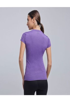Camiseta Para Mujer Manga Corta Color Morado Marca Ostu #40092183