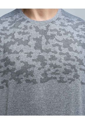 Camiseta Para Hombre Manga Corta Color Gris  Marca Ostu #60091368