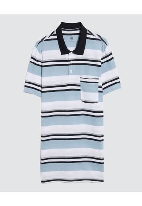 Polo Para Hombre Cuello Tejido Con Bolsillo Color Blanco Marca Ostu #60110636