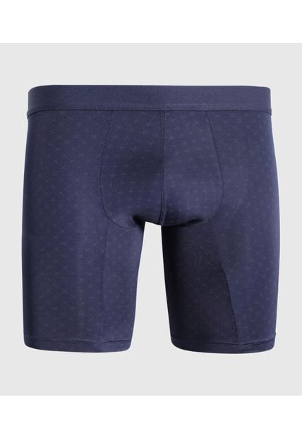 Boxer Para Hombre Filete Medio Microfibra Color Azul Marca Ostu #60000523
