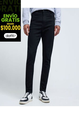 Jean Para Hombre Carrot Color Negro Marca Ostu #60160319 Ostu