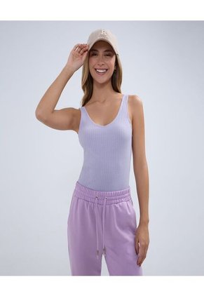 Camiseta Para Mujer Manga Sisa Color Morado Marca Ostu #40092116