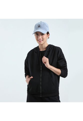 Buzo Para Mujer Zipper Color Negro Marca Ostu #40060313 Ostu