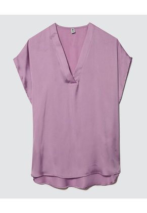 Blusa Para Mujer Manga Corta Color Rosado  Marca Ostu #40120944