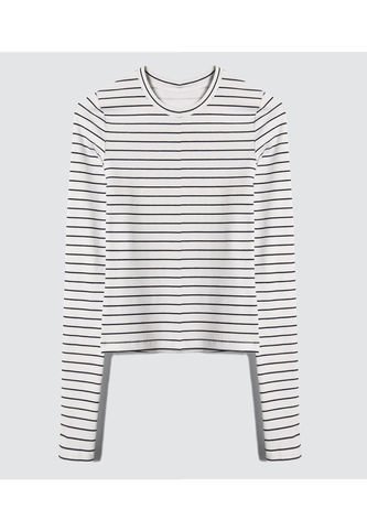 Camiseta Para Mujer Manga Larga Color Negro Marca Ostu #40092020 Ostu