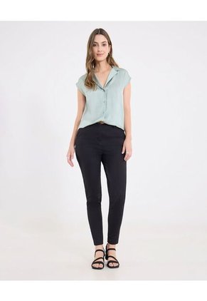 Camisa  Para Mujer Manga Corta Color Verde Marca Ostu #40010348