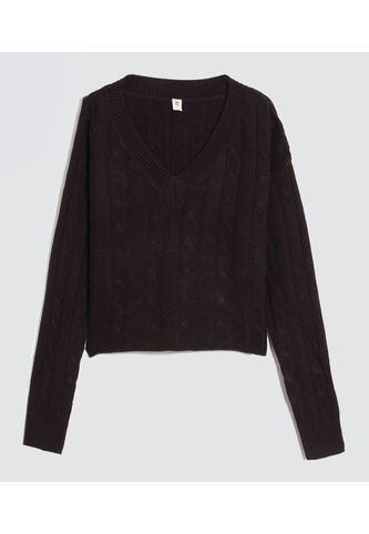 Saco Para Mujer Cuello V Color Negro Marca Ostu #40330086 Ostu