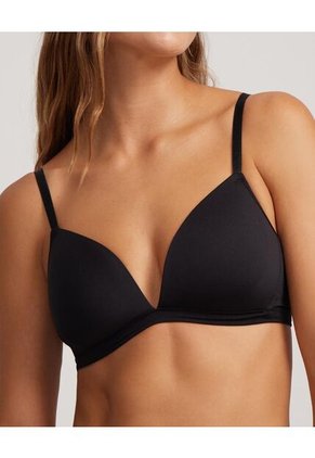 Brasier Para Mujer Copa Triangular Color Negro Marca Ostu #40830014
