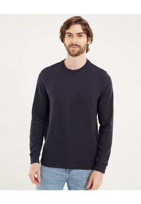 Buzo Para Hombre Cuello Redondo Color Azul  Marca Ostu #60060504