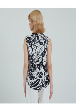 Blusa Para Mujer Manga Sisa Color Negro Marca Ostu #40120889