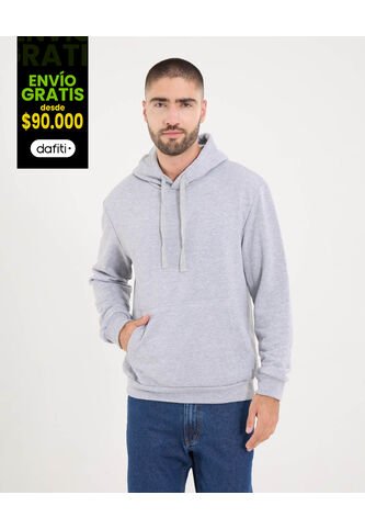 Buzo Para Hombre Hoodie Color Gris  Marca Ostu #60060356 Ostu