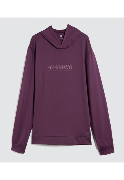 Buzo Para Hombre Hoodie Color Uva Marca Ostu #60060419