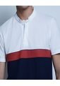Polo Para Hombre Cuello Mao Sin Bolsillo Color Blanco Marca Ostu #60110594 de Ostu
