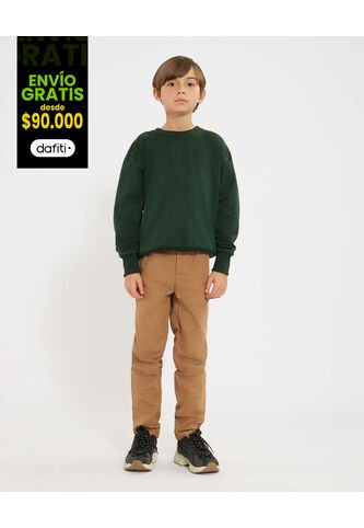 Pantalon Para Niño  Color Café  Marca Ostu #80070075 Ostu