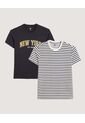 Camiseta Infantil Niño Manga Corta Cuello Redondo Color Negro Marca Ostu #80090257 de Ostu
