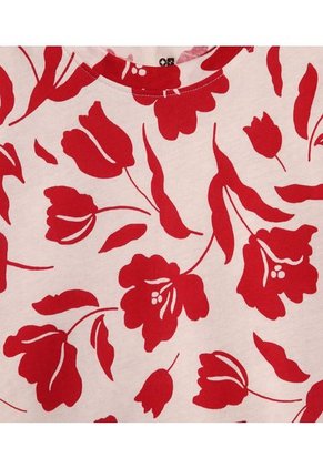 Camiseta Para Mujer Manga Corta Color Rojo Marca Ostu #40091964