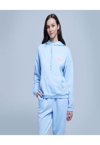 Buzo Para Mujer Hoodie Color Azul  Marca Ostu #40060334 Ostu