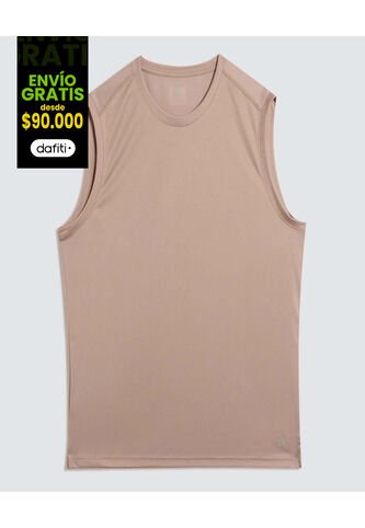 Camiseta Para Hombre Manga Sisa Color Beige Marca Ostu #60091475 Ostu