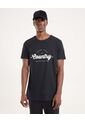 Camiseta Para Hombre Manga Corta Cuello Redondo Color Negro Marca Ostu #60091707 de Ostu