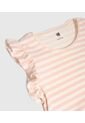 Camiseta Infantil Niña Manga Sisa Cuello Redondo Color Rosado Marca Ostu #90090301 de Ostu