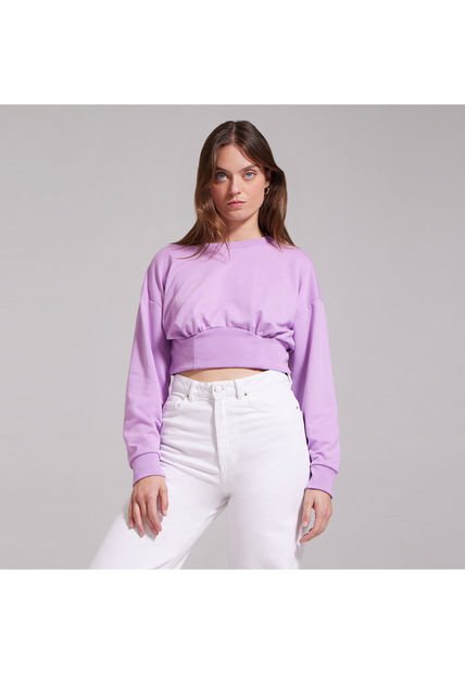 Buzo Para Mujer Cuello Redondo Color Morado Marca Ostu #40060270